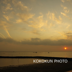 【有明海の朝の風景16「ポストカード５枚セット」 4枚目の画像