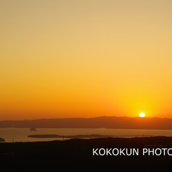 海と夕景「ポストカード５枚セット」 1枚目の画像