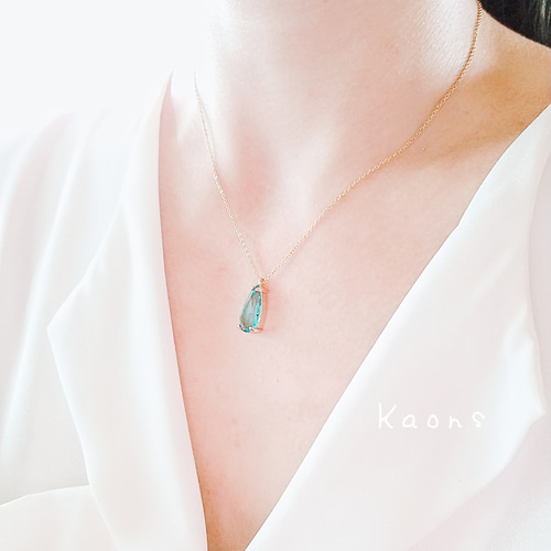 L&Co.(エルアンドコー)】ネックレス｜PT アクアマリン