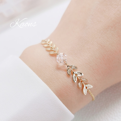 天然水晶】3点セット300円お得❗水晶 リーフ ネックレス ピアス