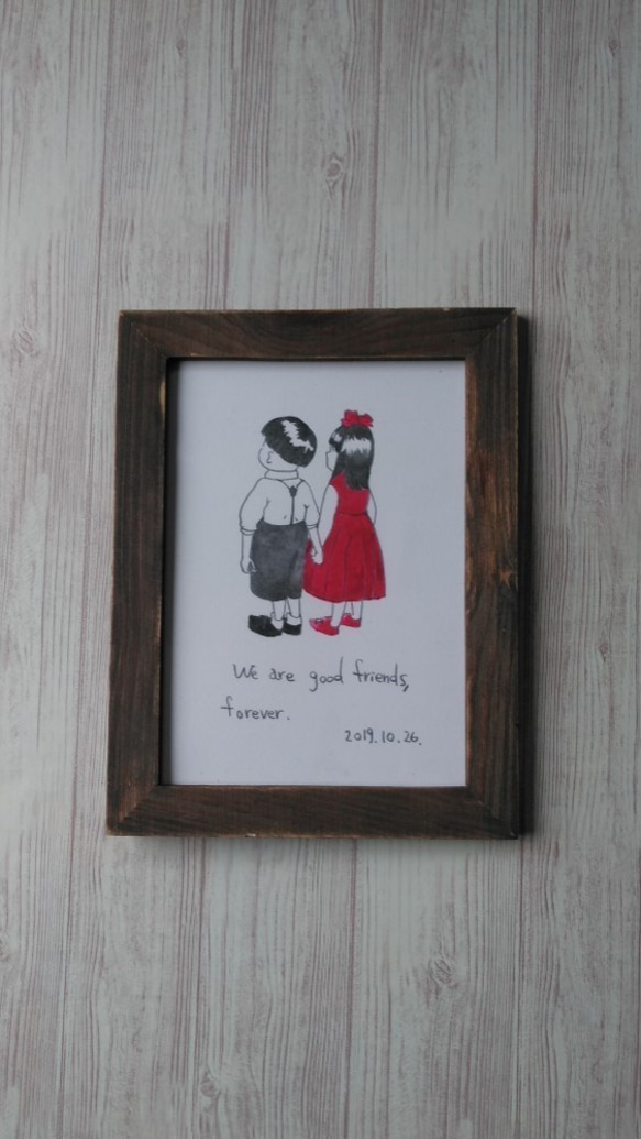 似顔絵☆プレゼントとしても☆（水彩、墨、ペン） 9枚目の画像