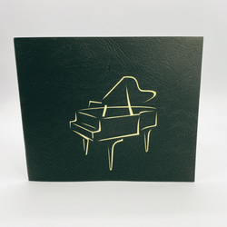 手作りポップアップグリーティングカード　ピアノ2 7枚目の画像