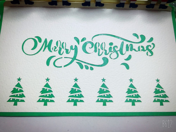 『早割クリスマス2021』クリスマスカード　ポップアップグリーティングカード　サンタクロス　 4枚目の画像