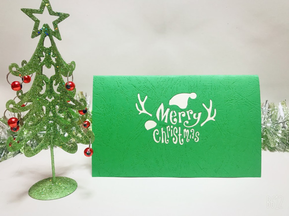 『早割クリスマス2021』クリスマスカード　ポップアップグリーティングカード　サンタクロス　 6枚目の画像