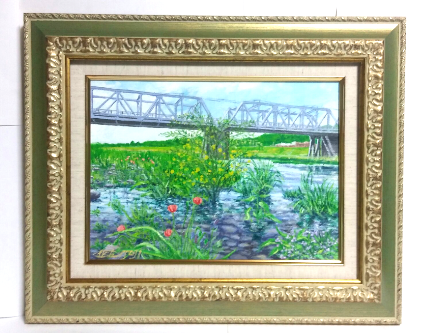 ○明日へ渡る色彩　　絵画原画 0_9fe5f3c12ca4ca610ffd8457b1e5