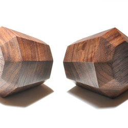 木製ウォールハンガー/1個/ダイヤモンド型 DK-17L オーク/オールナット《光が生み出す美しい明暗のグラデーション》 3枚目の画像