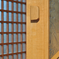 木製ドアハンドル/ドア内外用2本/DH-VS100 チェリー/オールナット 8枚目の画像