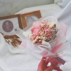 (9折優惠中)『麋花Amor Floral』乾燥花花束(C款) / 婚紗拍攝 新娘捧花 拍照道具 生日 伴娘禮 第1張的照片