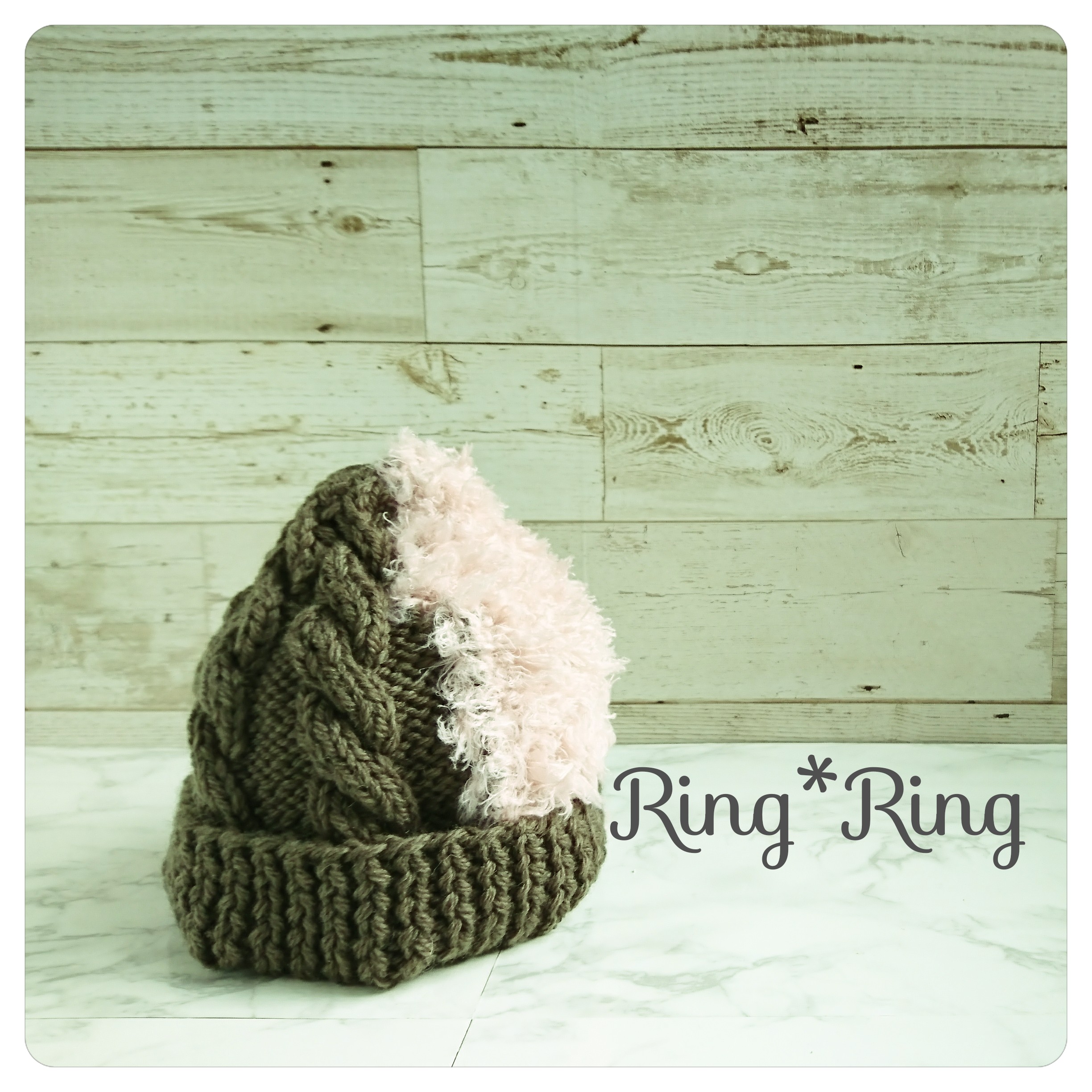 M様オーダー♪ 完成しました No.191 手編み帽子　ゆるり愛されニット帽♡