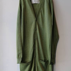 linen long knit cardigan 5枚目の画像