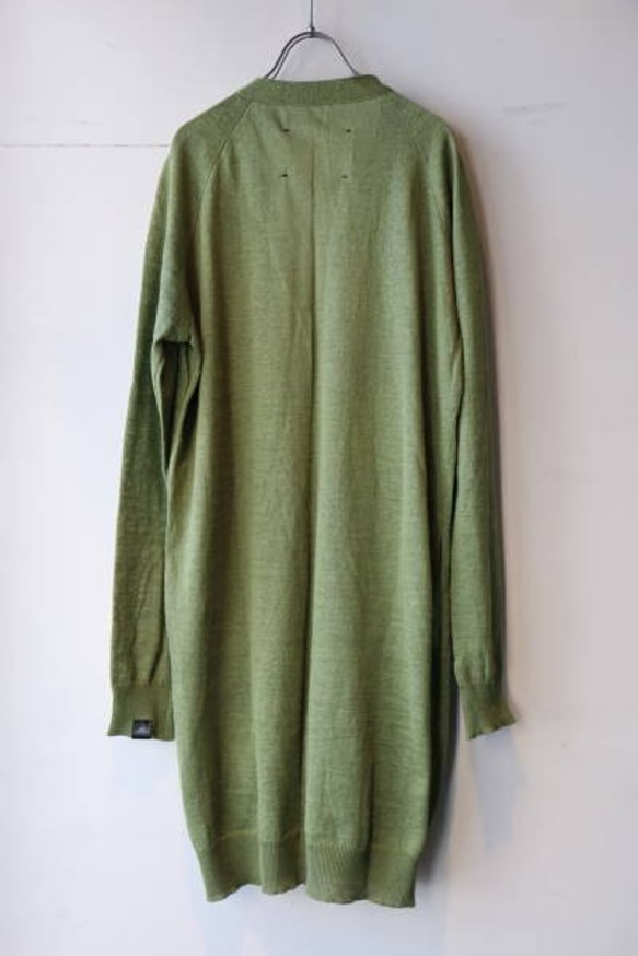 linen long knit cardigan 7枚目の画像