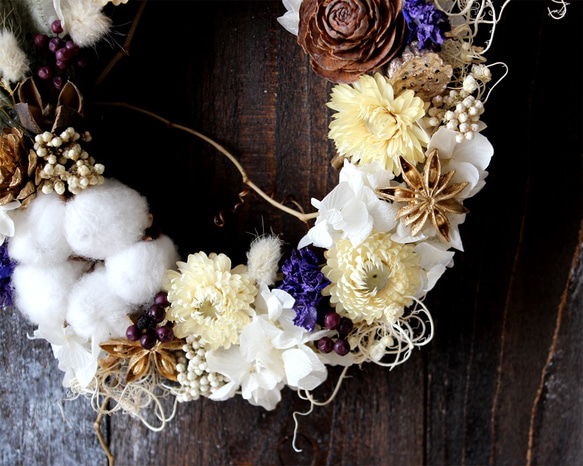 Christmas Wreath (white) 1枚目の画像