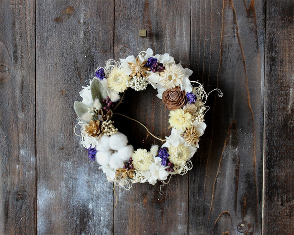 Christmas Wreath (white) 2枚目の画像