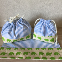 ハンドメイドお弁当袋・コップ袋・ランチョンマット3点セット　コアラくん ハンドメイドお弁当袋・コップ袋・ランチョンマット3点セット