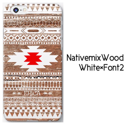 ★送料無料★《全2色!!》NativemixWood【ネイティブウッド】iPhone スマホ ケース 3枚目の画像