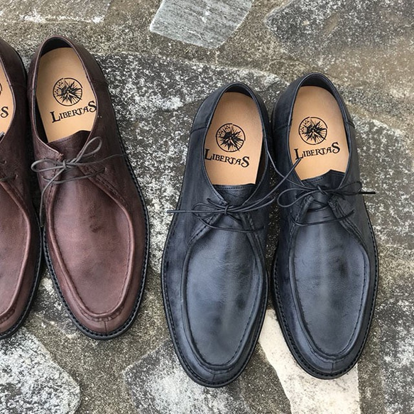 oilsteer mocha shoes/BLK,DBR/LIBERTAS【即納】 1枚目の画像