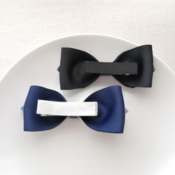 蝶ネクタイ  ゴールドドット ～ チャコール ～ フォーマル 男の子 こども キッズ ベビー 結婚式 入園 入学 卒園 6枚目の画像