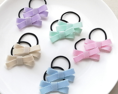 ☺︎ ス1020 ☺︎ ベビー＆キッズハンドメイドヘアゴムリボン