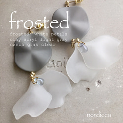 【earring】frosted- shizuku 2枚目の画像