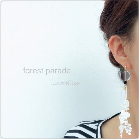 【earring】forest parade♦︎ミナペルホネン chic 1枚目の画像
