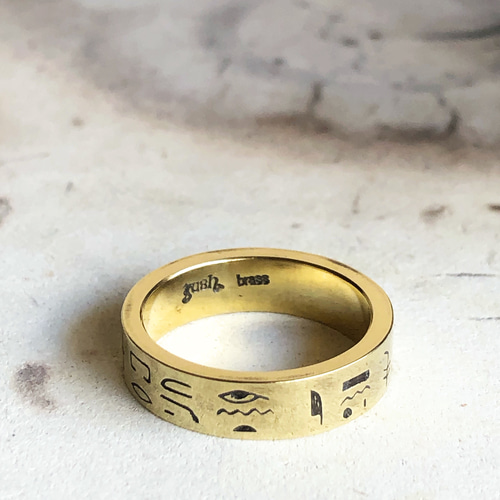  ヒエログリフ リング　5号 STEEL DROPS on X: 