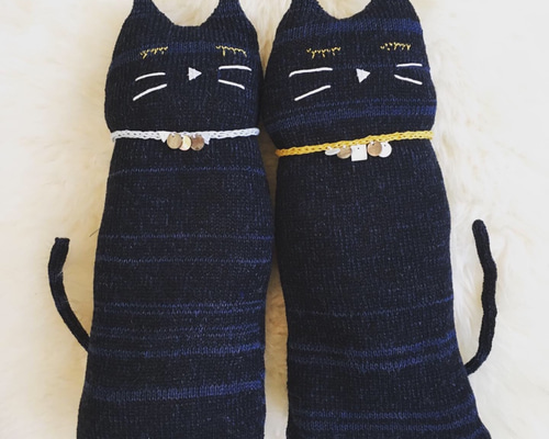 Imda 30cmドール ネコニットセット(黒) 0_9b17f1a52377942027d2d7b42c86
