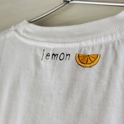 「レモン -lemon-」ペイントTシャツ 6枚目の画像