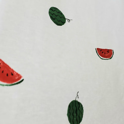 「スイカ -water melon-」キッズペイントTシャツ 4枚目の画像