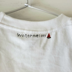 「スイカ -water melon-」キッズペイントTシャツ 5枚目の画像