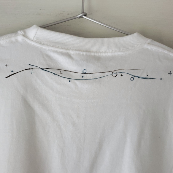 「夕凪 -calm sea-」ペイントTシャツ 6枚目の画像