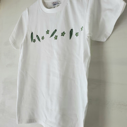 「おくら」キッズペイントTシャツ 2枚目の画像
