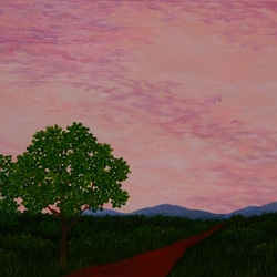 絵画 水彩画 風景画 画題「朝靄」 絵画 yamakasumi56 通販 15516947