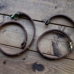 Double Bracelet ~UK BRIDLE SADDLE~ 3枚目の画像