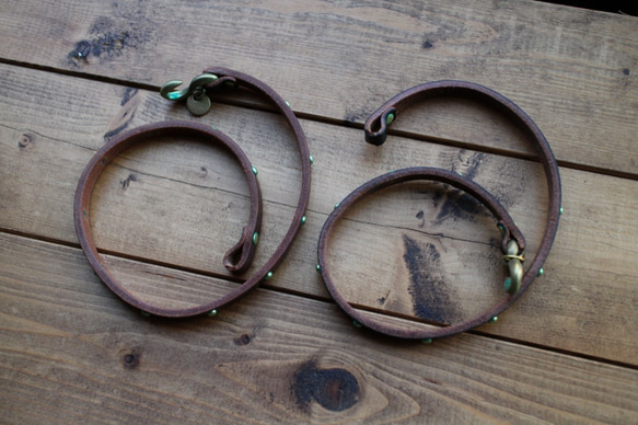 Double Bracelet ~UK BRIDLE SADDLE~ 3枚目の画像