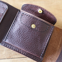 "Heritage" Short Wallet ショートウォレット Brown 3枚目の画像