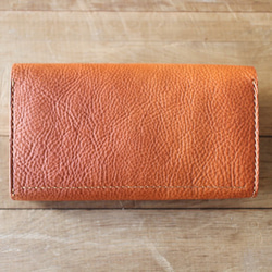 "Heritage" Flap Long Wallet フラップロングウォレット Camel 8枚目の画像