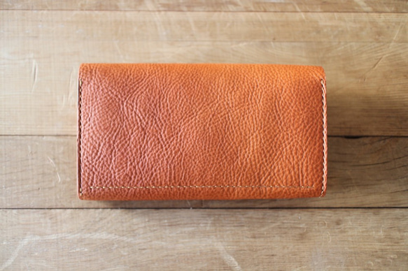 "Heritage" Flap Long Wallet フラップロングウォレット Camel 8枚目の画像