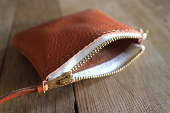 "Heritage" Coin Purse コインケース  Camel 2枚目の画像