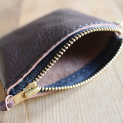 "Heritage" Coin Purse コインケース  Brown 2枚目の画像