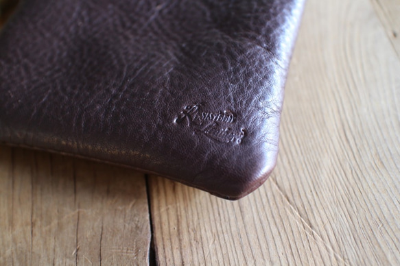 "Heritage" Coin Purse コインケース  Brown 5枚目の画像