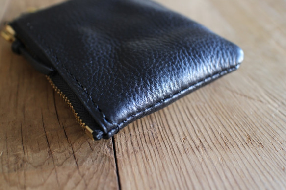 "Heritage" Coin Purse コインケース  Black 4枚目の画像