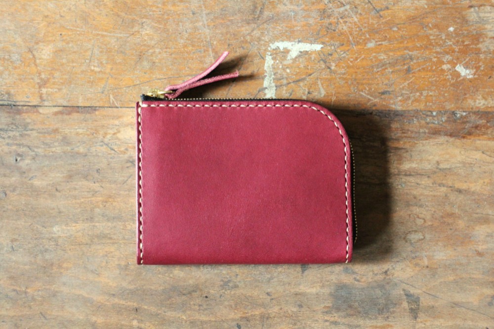 Small Wallet 〜Elbamatt〜 PURPLE L字ファスナーマルチミニウォレット