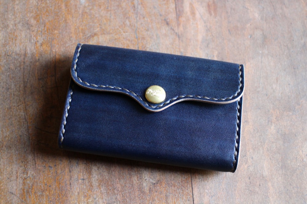 "INDIGO" CardCase マチ付きカードケース