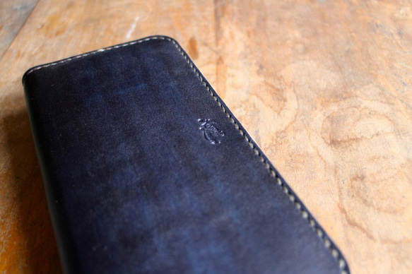 "INDIGO" Round Zip Long Wallet ラウンドファスナーロングウォレット 7枚目の画像