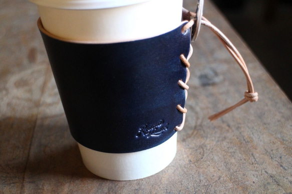 "INDIGO" Cup Sleeve コーヒースリーブ 5枚目の画像