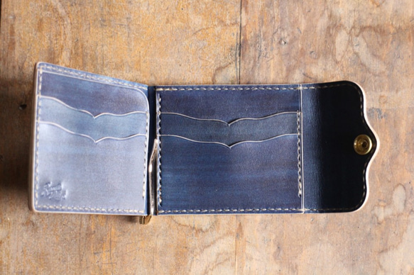 "INDIGO" Money Clip Wallet マネークリップウォレット 4枚目の画像