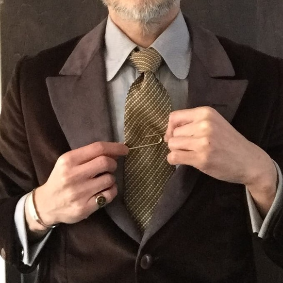 Zem Clip 領帶夾 Silver Gold Unique 領帶夾 第6張的照片