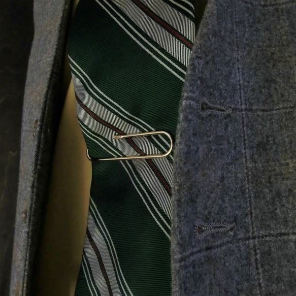 Zem Clip 領帶夾 Silver Gold Unique 領帶夾 第7張的照片