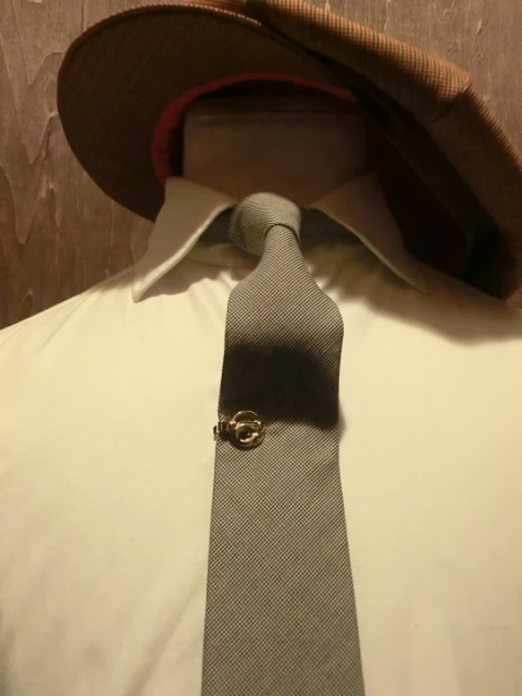 蛇形黃銅領帶夾復古風格 第3張的照片