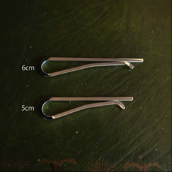タイピン 細くてシャープ　シルバー９２５製のネクタイピン シンプル　タイバー　プレゼント／ギフト 3枚目の画像